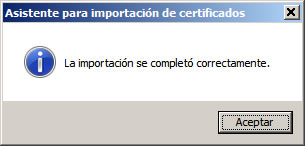 Si instalar el certificado