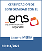 Certificacin de conformidad con el ENS para sistemas de categora media